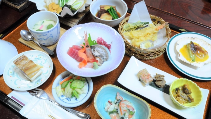 ◆朝早い出発におすすめ！季節の和食膳を味わう〜＜１泊夕食のみプラン＞